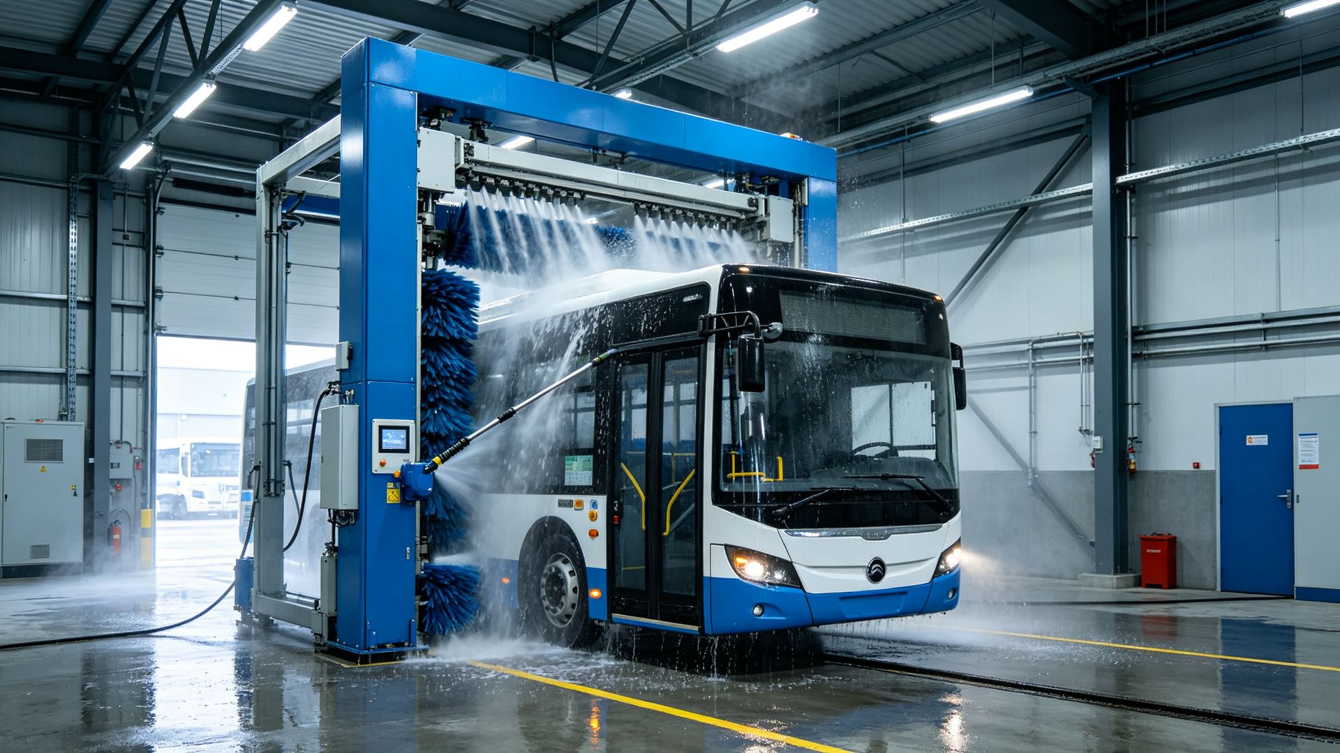 Pass-through car wash