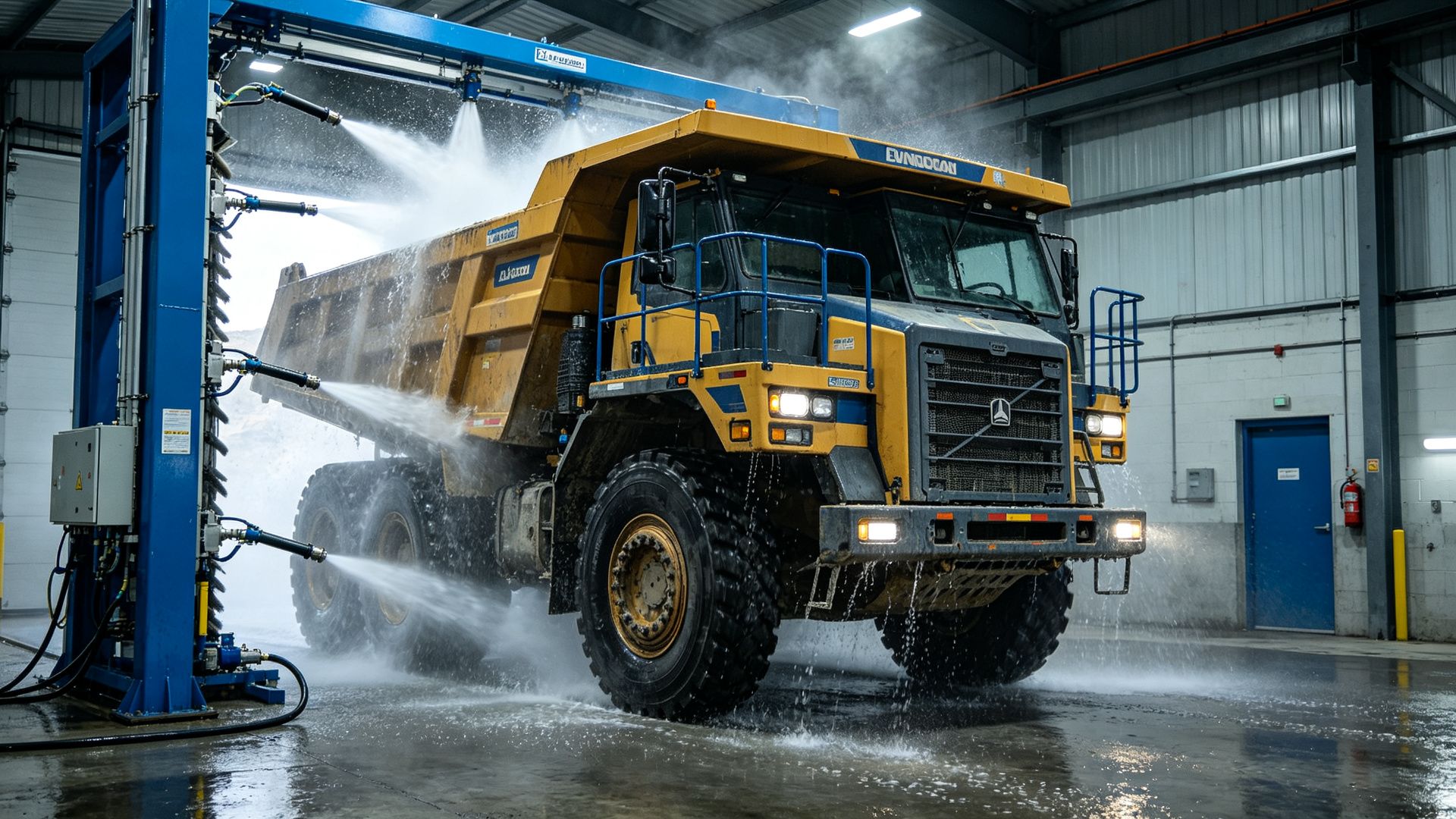 Mining truck wash